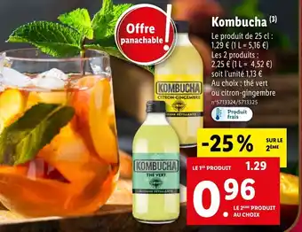 Lidl Kombucha offre