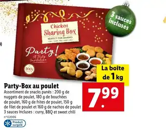 Lidl Party-Box au pouleT offre