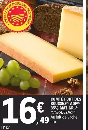 E.Leclerc Comté fort des Rousses offre