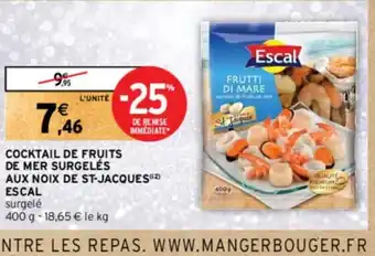 Intermarché COCKTAIL DE FRUITS DE MER SURGELÉS offre