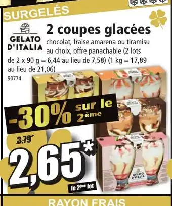 Norma 2 coupes glacées offre