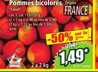 Norma Pommes bicolores offre