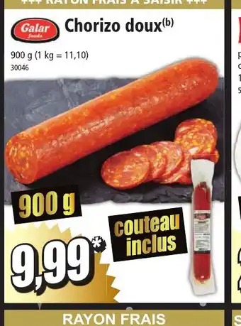 Norma Galar Chorizo doux offre