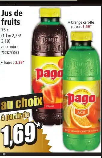 Norma Jus de fruits offre