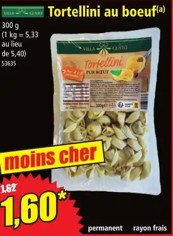 Norma Tortellini au boeuf offre