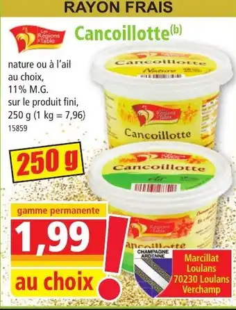Norma Cancoillotte offre