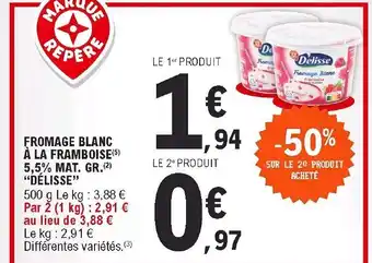 E.Leclerc Fromage Blanc offre
