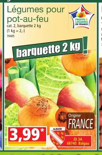 Norma Légumes pour pot-au-feu offre