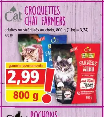 Norma CROQUETTES CHAT FARMERS offre
