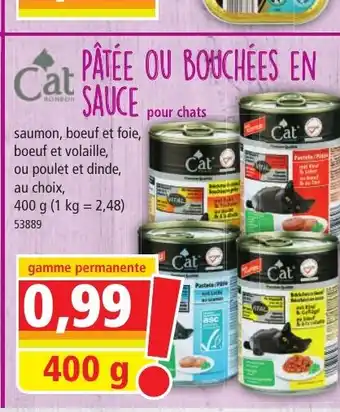 Norma Cat PÂTÉE OU BOUCHÉES EN SAUCE offre