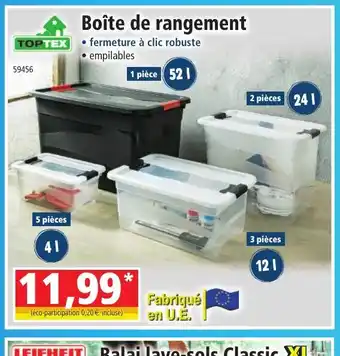 Norma Boîte de rangement offre