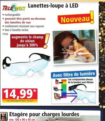 Norma Lunettes-loupe à LED offre
