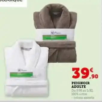 Hyper U Peignoir adulte offre