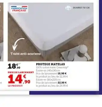 Hyper U Protege matelas offre