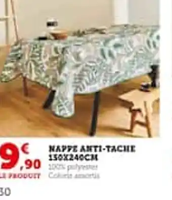 Hyper U Nappe anti tache offre