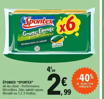 E.Leclerc Éponges Spontex offre