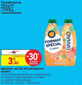 BOISSON LACTÉE PÊCHE/ABRICOT DANAO