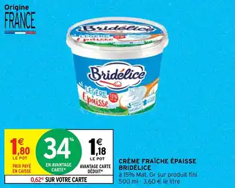 CRÈME FRAÎCHE ÉPAISSE BRIDÉLICE