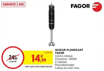MIXEUR PLONGEANT FAGOR