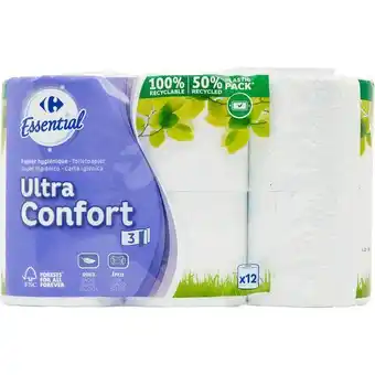 Carrefour Market Carrefour essential papier toilette offre