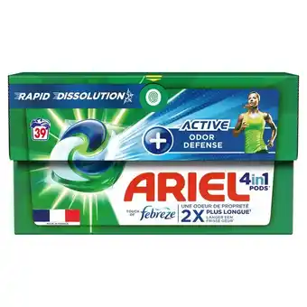 Carrefour Market Ariel pods+ lessive en capsules 4 en 1 offre