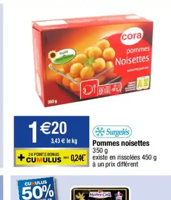 Surgelés Pommes noisettes