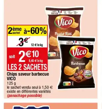 Migros Chips saveur barbecue VICO offre