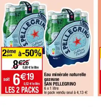 Migros Eau minérale naturelle gazeuse offre