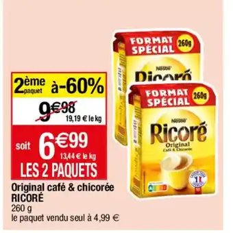Migros Original café & chicorée RICORÉ offre