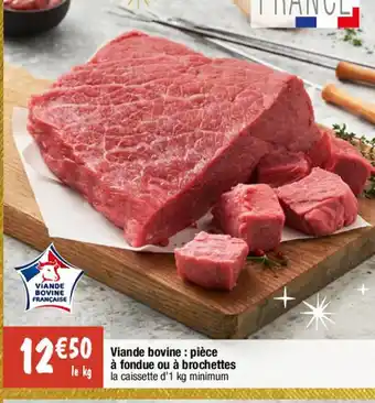 Migros Viande bovine: pièce à fondue ou à brochettes offre