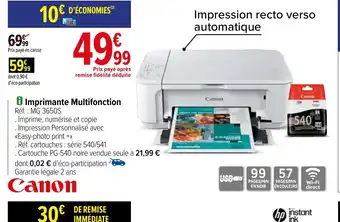 Carrefour Imprimante multifonction offre