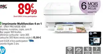 Carrefour Imprimante Multifonction 4 en 1 offre