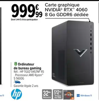 Carrefour i Ordinateur de bureau gaming offre