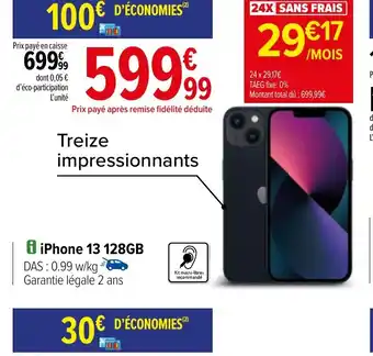 Carrefour i iPhone 13 128GB offre