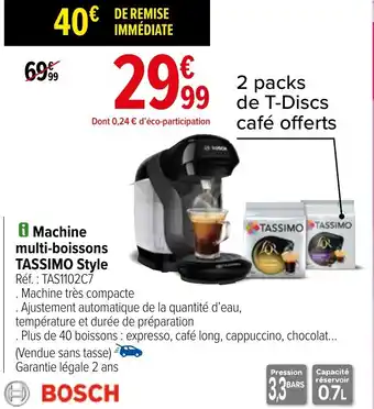 Carrefour Machine multi-boissons offre