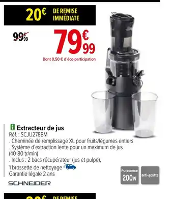 Juicer carrefour best sale