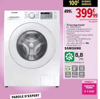 Carrefour i Lave linge frontal offre