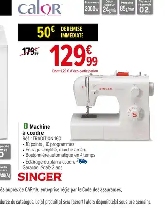 Carrefour 8 Machine à coudre offre