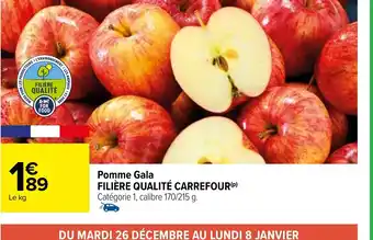 Carrefour Pomme Gala FILIÈRE QUALITÉ CARREFOUR offre