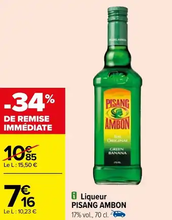 Carrefour Liqueur PISANG AMBON offre