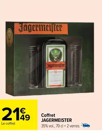 Carrefour Coffret JAGERMEISTER offre