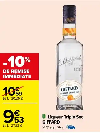 Liqueur Triple Sec GIFFARD