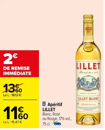 Carrefour Apéritif LILLET offre