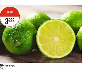 Casino Supermarchés Citron vert offre