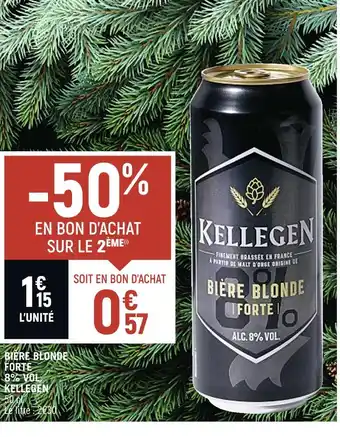 Petit Casino Kellegen bière blonde forte 8% vol offre
