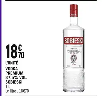 Spar Sobieski vodka premium 37,5% vol offre