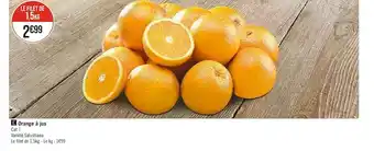Casino Supermarchés Orange à jus offre