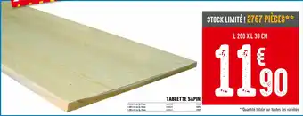 Tablette sapin