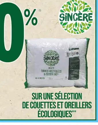 Sincere couette ecologique chaude