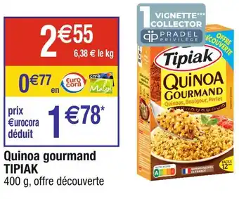 Cora x Carrefour Tipiak quinoa gourmand offre